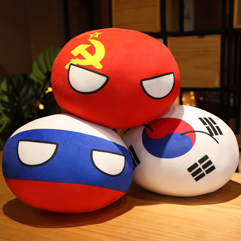 Board Game Yokohama - Funny 10/30/50cm Polandball Country Ball Toy