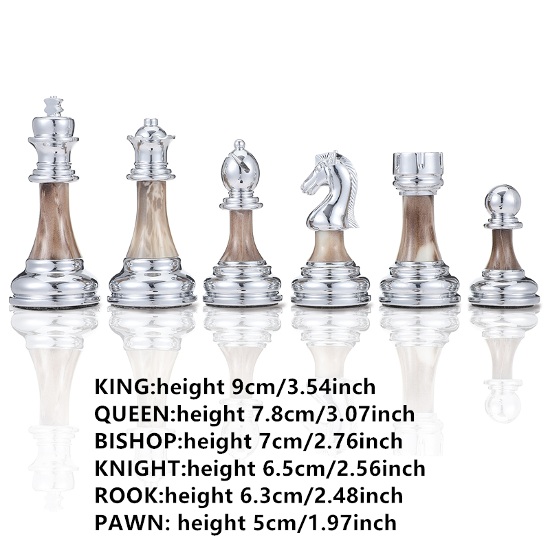 Large chess set 45cm/ 17.7-inc - Board Game Quacks 评论和价格