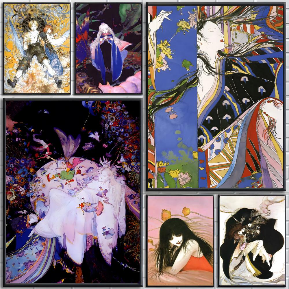 Y-Yoshitaka Amano Art Poster H - Board Game Yokohama 评论和价格