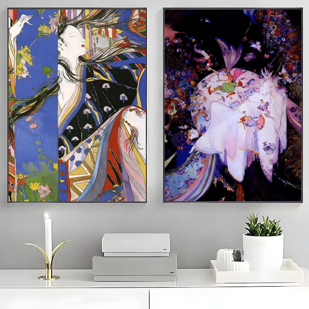 Y-Yoshitaka Amano Art Poster H - Board Game Yokohama 评论和价格