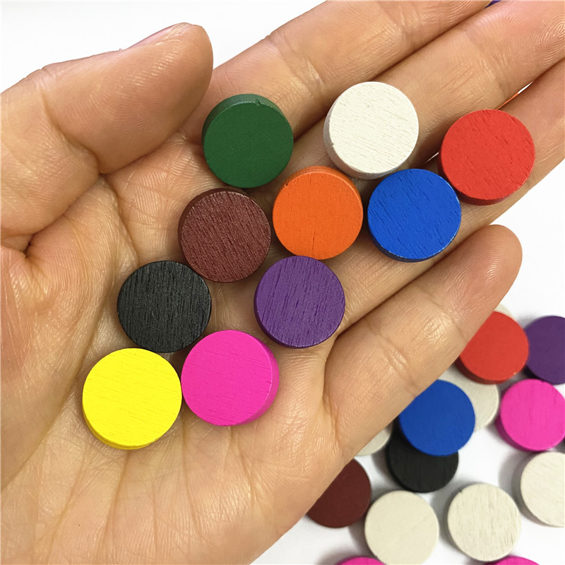 100pieces Diameter 15*5MM Wood - Board Game Vector 评论和价格