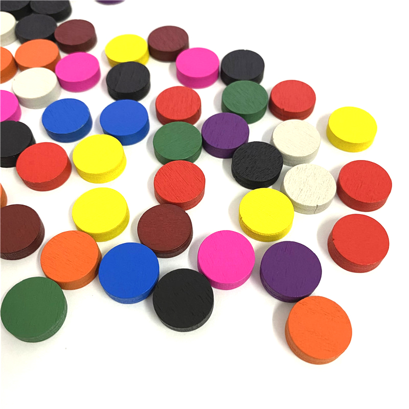 100pieces Diameter 15*5MM Wood - Board Game Vector 评论和价格