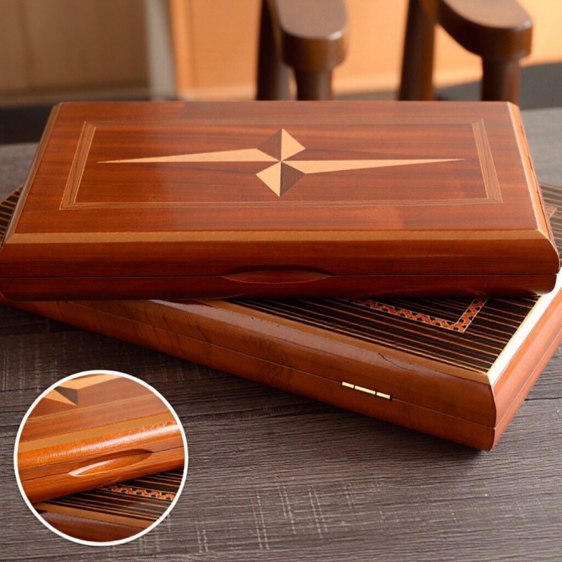 Solid Wood Backgammon 11-19 In - Board Game Quacks 评论和价格