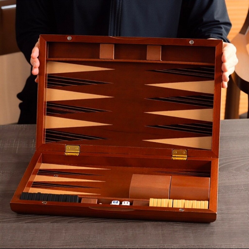 Solid Wood Backgammon 11-19 In - Board Game Quacks 评论和价格
