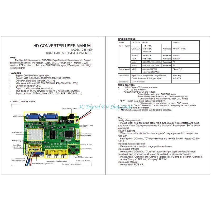 E74D Arcade Game RGB/CGA/EGA t - Board Game Video Games 评论和价格