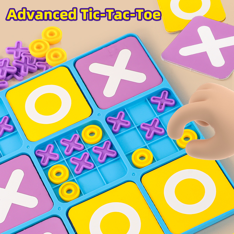 Colorful Battle Xo Tic-Tac-Toe - Board Game Quacks 评论和价格