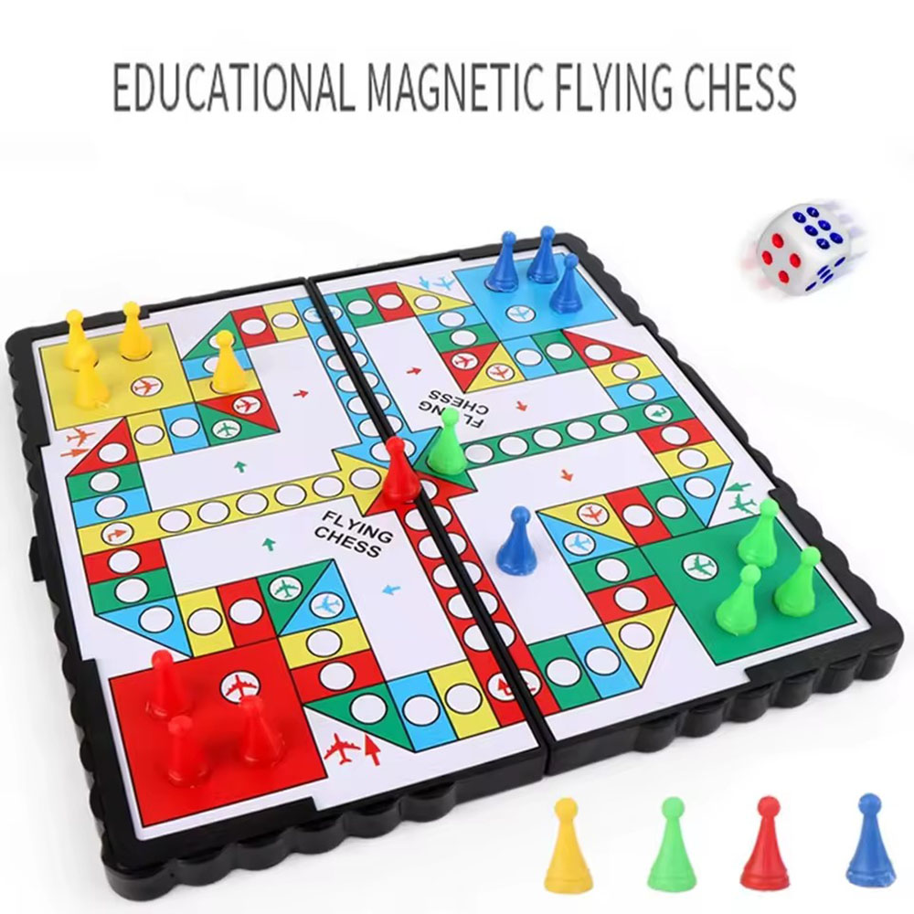 Foldable magnetic flying chess - Board Game Quacks 评论和价格