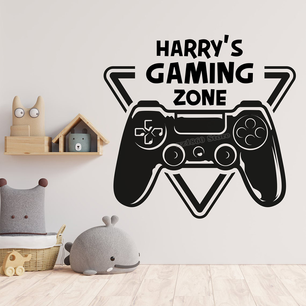 Custom Name Gaming Zone Wall D - Board Game Video Games 评论和价格