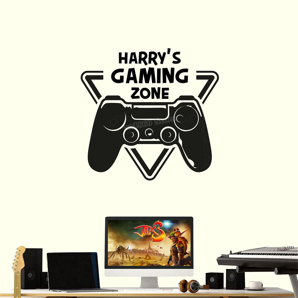 Custom Name Gaming Zone Wall D - Board Game Video Games 评论和价格