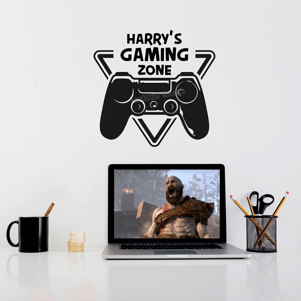 Custom Name Gaming Zone Wall D - Board Game Video Games 评论和价格