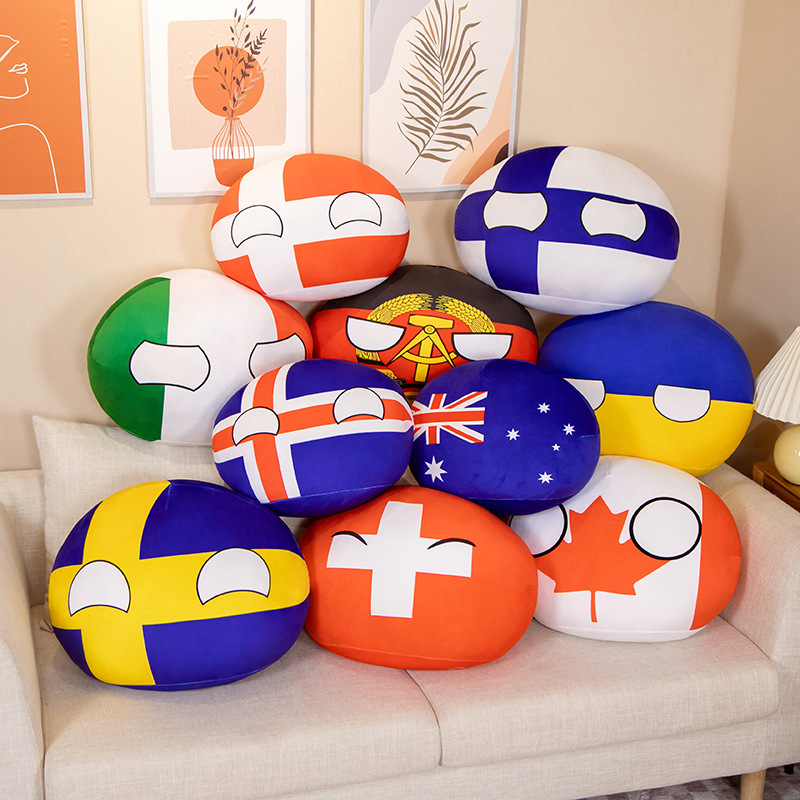 20-40cm Stuffed Polandball Pil - Board Game Yokohama 评论和价格