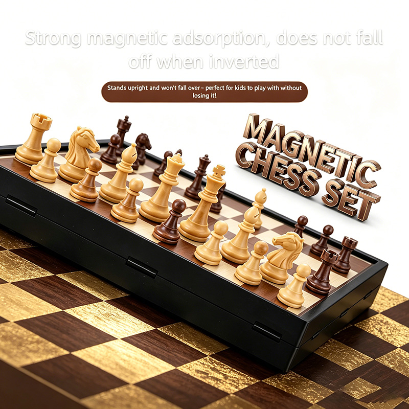 24CM Foldable Magnetic Chess G - Board Game Quacks 评论和价格