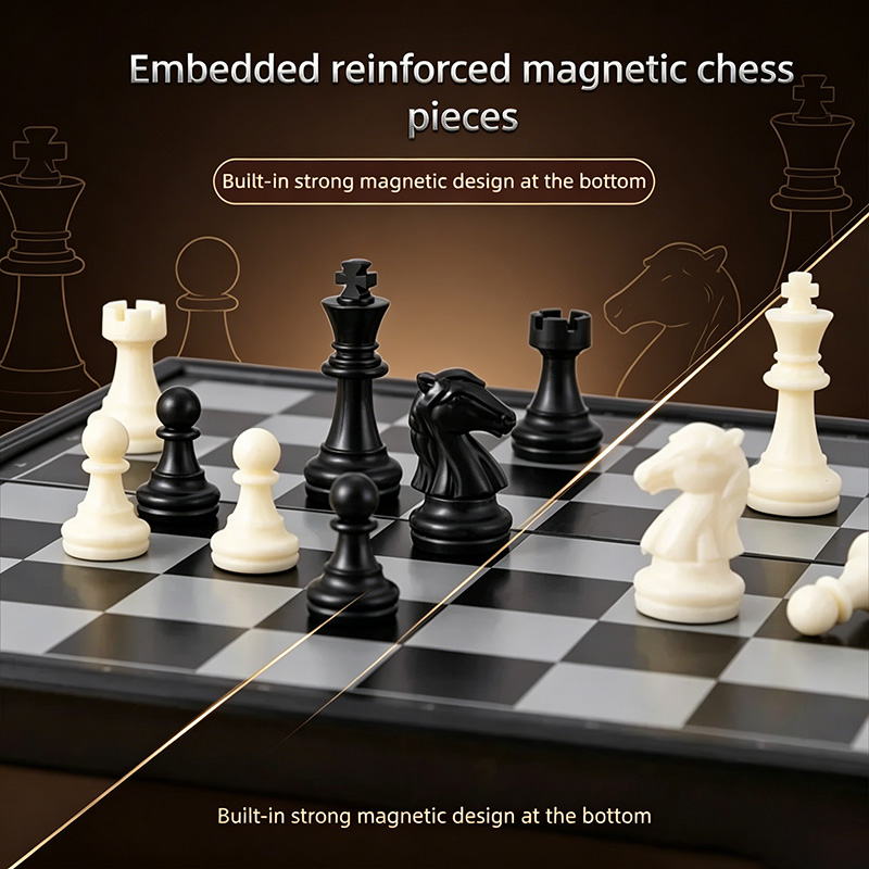24CM Foldable Magnetic Chess G - Board Game Quacks 评论和价格